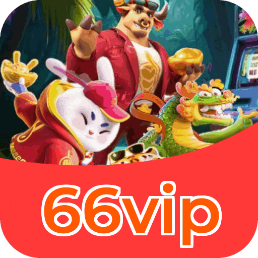 Interface do aplicativo 66vip mostrando jogos disponíveis no iOS e Android